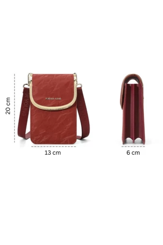 Geantă Crossbody Multifuncțională Neagră Bonluo Design Compact Elegant 20*13*6cm