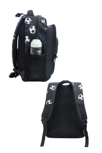 Rucsac Ergonomic Bonluo Pentru Copii Design Fotbal Material Tesătura Oxford impermeabil Dimensiune (40*29*19cm)