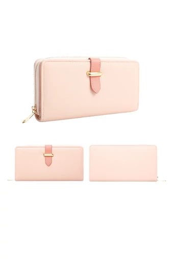 Portofel Dama Elegant Din Piele PU Bonluo Vișiniu 11*19.5*3.5cm