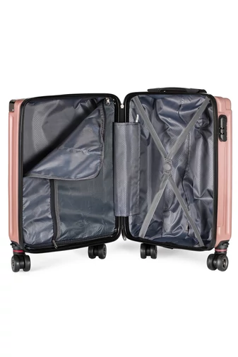 Troler De Cabina Cu Pereți Tari Rosegold Cu Roți Detașabile 55*38*20cm