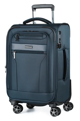 Set Troler Din Poliester 750D Premium Extrem De Rezistent Albastru Închis 78*46*30cm