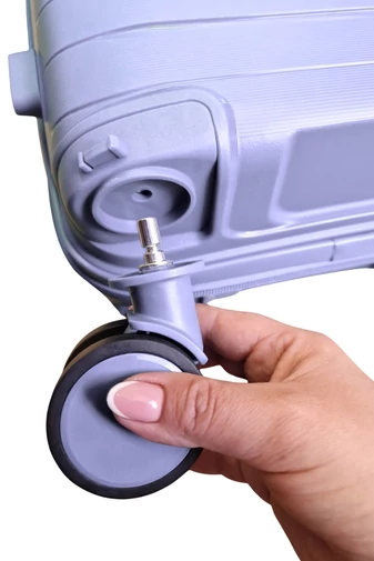 Troler De Cabină Ormi Negru Polipropilen De Calitate Premium Extrem De Rezistent Cu Roți Detașabile 53*35*20cm