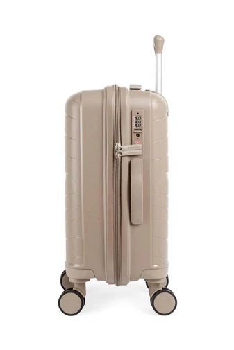 Troler De Cabină Ormi Ricegold Polipropilen De Calitate Premium Extrem De Rezistent Cu Roți Detașabile 53*35*20cm