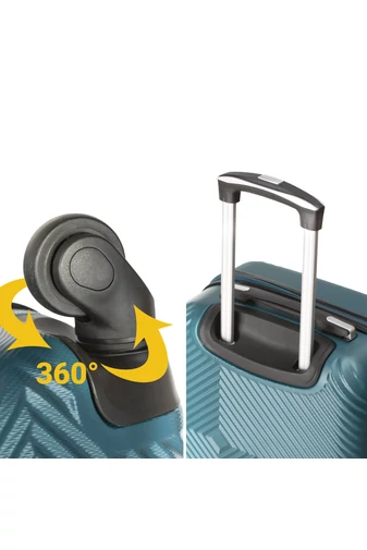 Troler De Cabină Wizzair Cu Pereți Tari ABS Culoarea Șampaniei 55*38*22cm