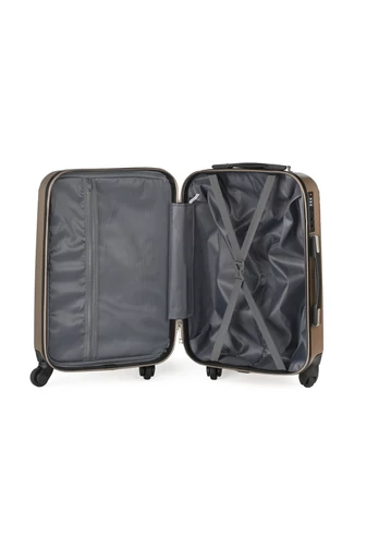 Troler De Cabină Wizzair Cu Pereți Tari ABS Culoarea Șampaniei 55*38*22cm