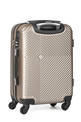 Troler De Cabină Wizzair Cu Pereți Tari ABS Culoarea Șampaniei 55*38*22cm