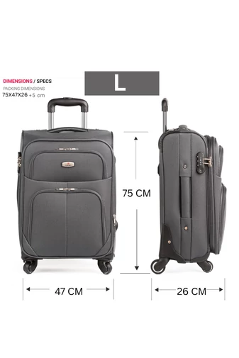 ORMI Valiză Vișinie Cu Pereți Moi Dimensiune De Cabină ( 55*38*20cm ,4 Roți) Cu Posibilitate Extindere Spațiu