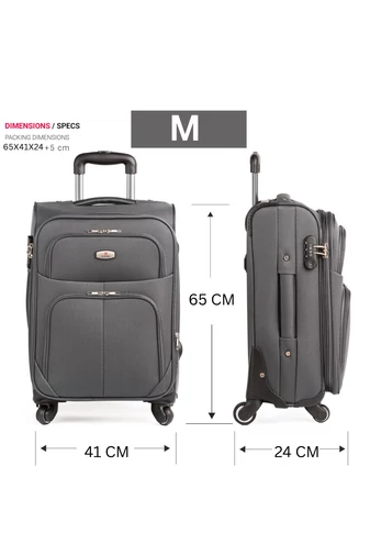  Valiză Albastru Închis Dimensiune Uriașă 84cm×50cm×31cm (4 roți) Cu Posibilitate Extindere Spațiu