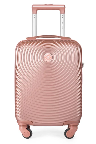 Troler Wizzair Bagaj de Mână Culoarea Rosegold (40x30x20 cm)