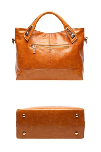 Geantă De Umăr Damă Din PU Tip Tote Maro 25*32*14cm