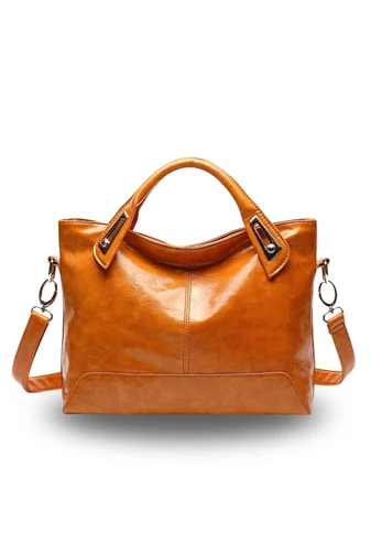 Geantă De Umăr Damă Din PU Tip Tote Maro 25*32*14cm
