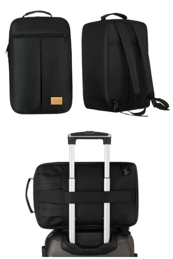 Set Călătorie 3În1 Rucsac Wizzair 40*25*20cm , Sac Depozitare Cu Vacuum Și Pompă De Aer Electrică