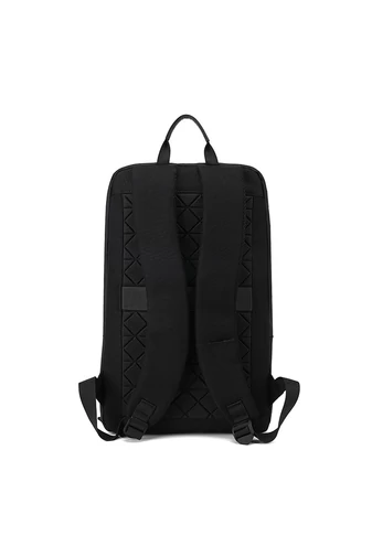 Rucsac Business Slim Negru Din Material Oxford, Rezistent La Apă, Cu Port USB Și Compartiment Laptop 15.6", 27x6x43cm