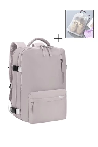 Set Troler De Cabină / Rucsac Wizzair, Ryanair Bagaj De Mână 40*30*20cm / 55*35*22cm Cu Roți Detașabile Negru