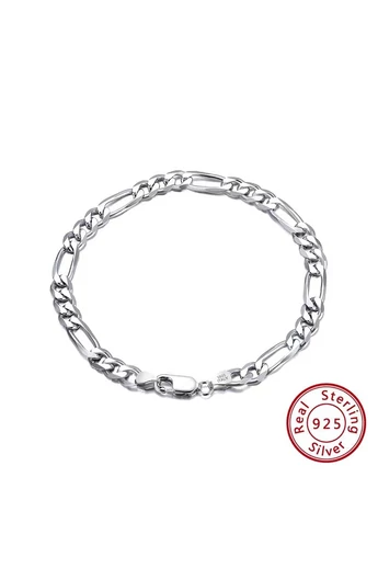 Brățară Din Argint S925 Placată Cu Aur Design Unisex Potrivită Pentru Bărbați Și Femei
