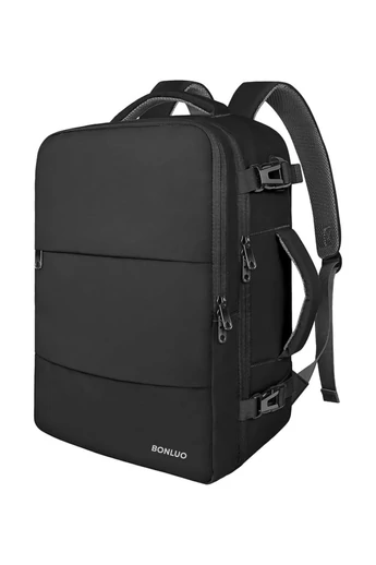 Rucsac Multifunctional Wizzair 40*30*20cm Negru Bonluo Cu Spatiu Laptop 15.6''