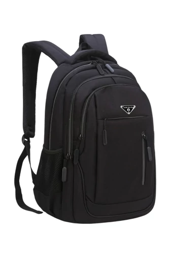 Rucsac Multifuncțional Din Țesătură Oxford Impermeabil Și Rezistent Cu Spațiu USB Negru 47*33*17cm