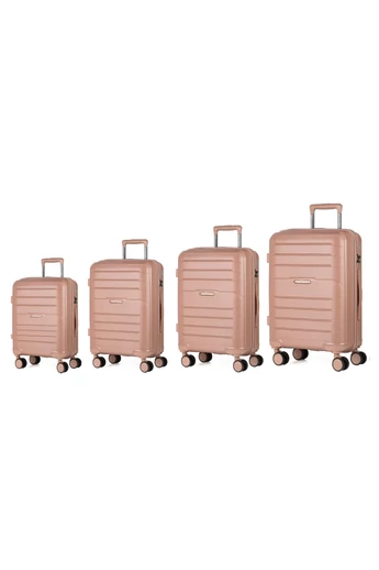 Set Troler Ormi Rosegold Polipropilen De Calitate Premium Extrem De Rezistent La Șocuri 
