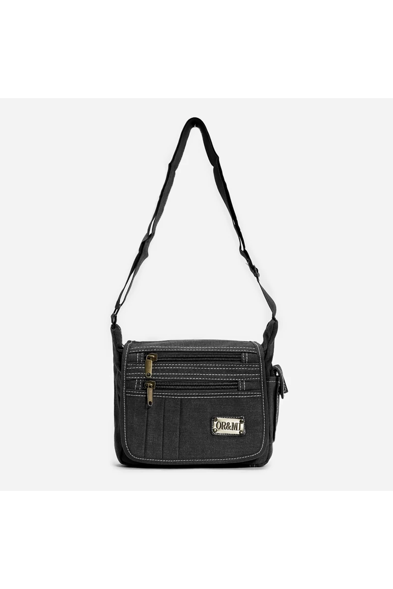 BONLUO Geantă Crossbody De Bărbați Cu Buzunare Multiple