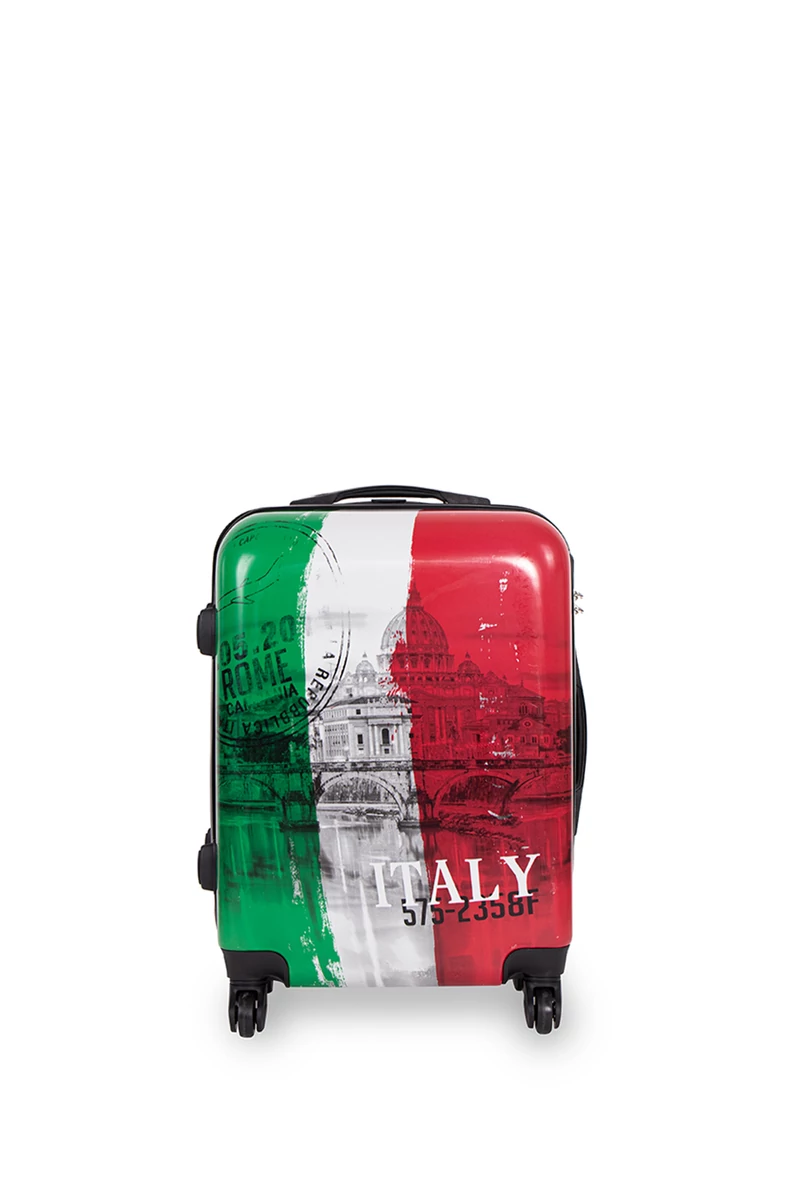 Ormi Valiză De Cabină Dimesiune Wizz-air Cu Pereți Rigizi Model Roma (55x36x22cm)