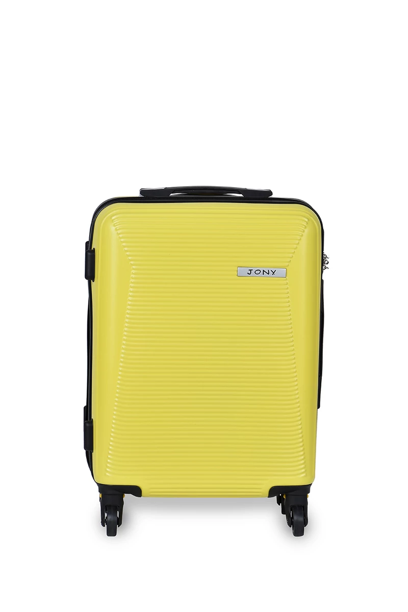 JONY Troler Rigid Galben De Cabină Dimensiune Cu Roți Detașabile (55x35x20cm)
