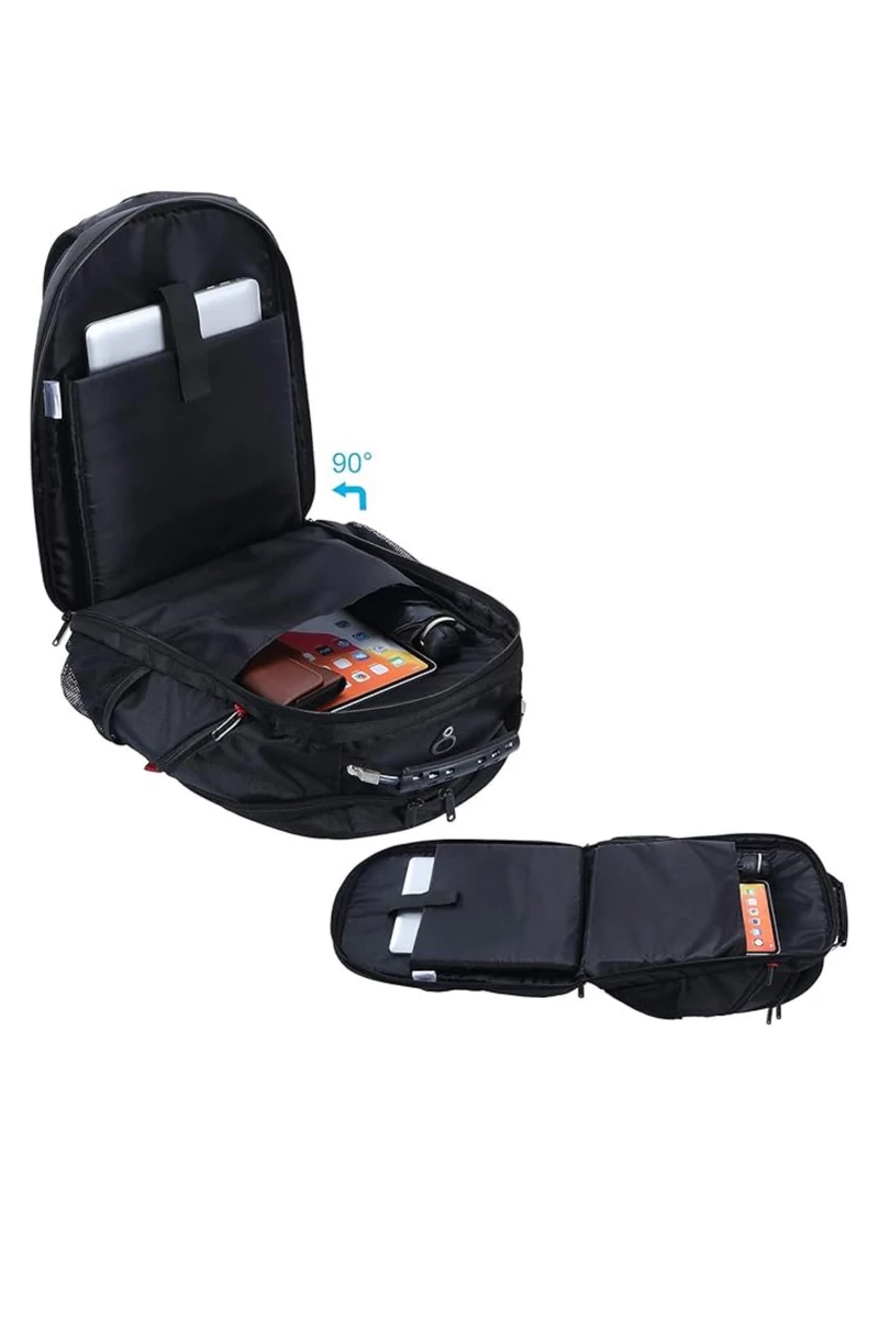 Rucsac Multifuncțional Impermeabil Cu Port USB Compartiment Laptop